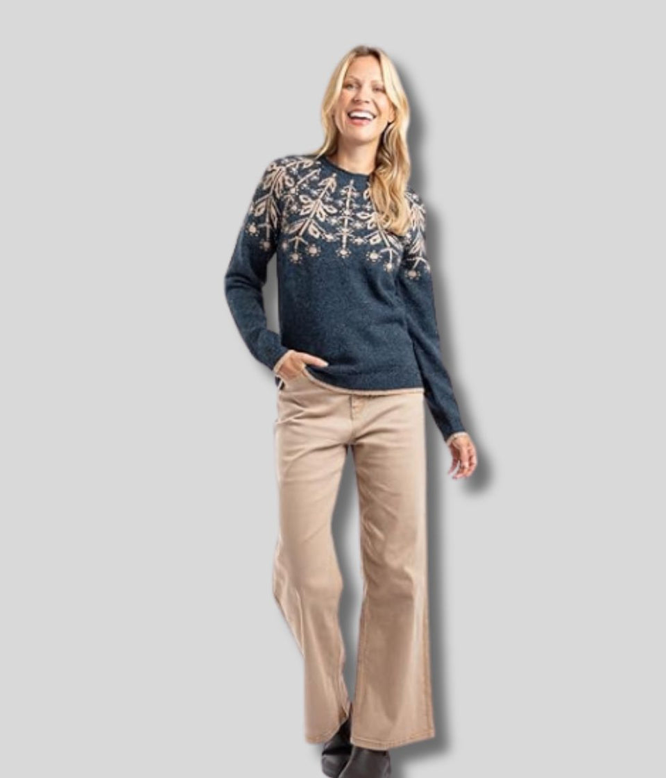 Navy Miska Fairisle Jumper