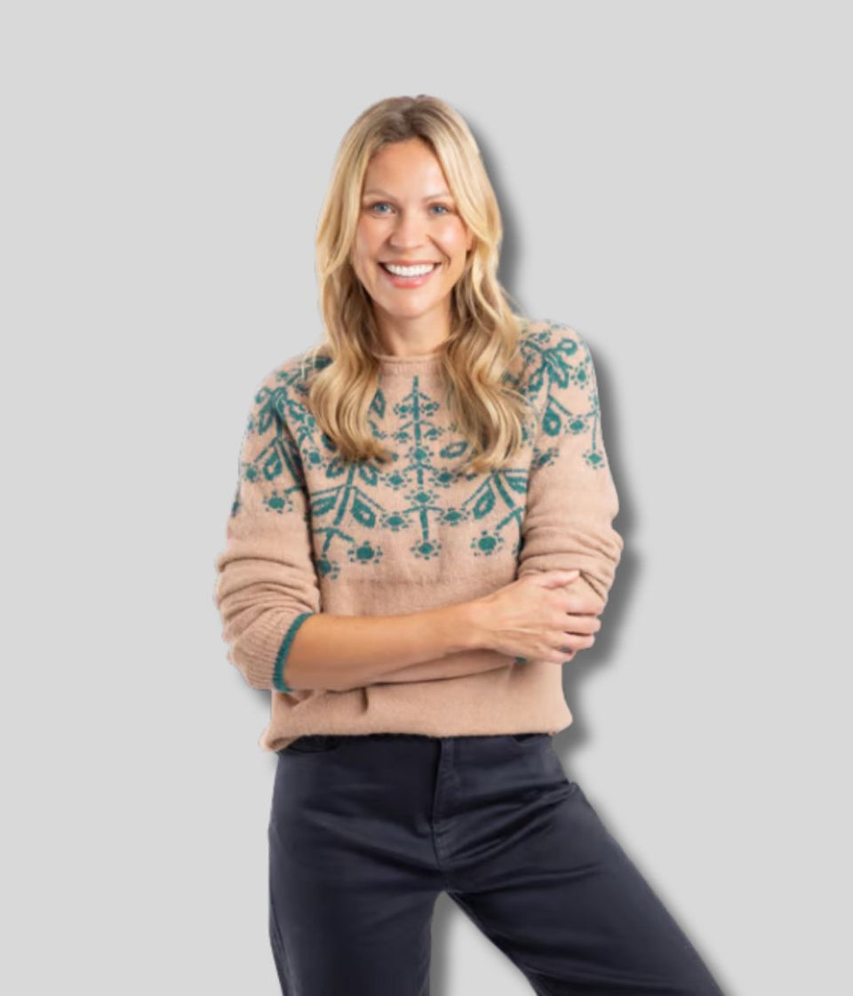 Sand Dune Miska Fairisle Jumper