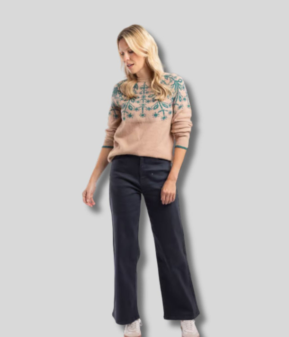 Sand Dune Miska Fairisle Jumper