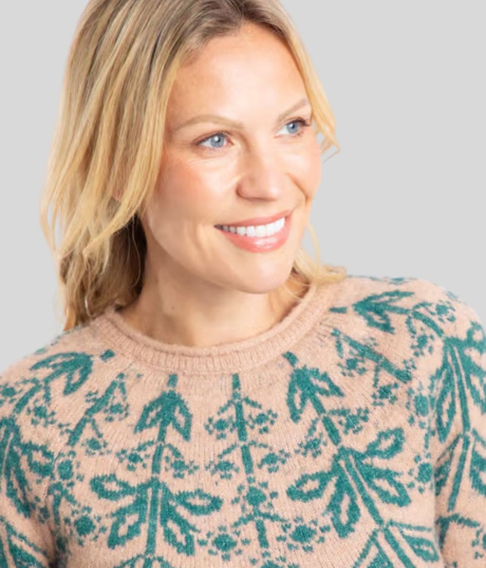 Sand Dune Miska Fairisle Jumper