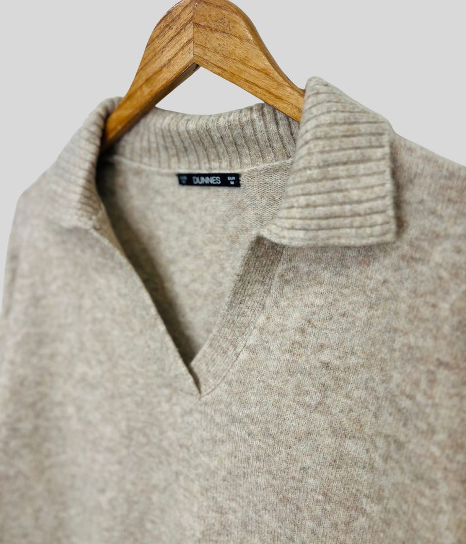 Natural Collared Jumper