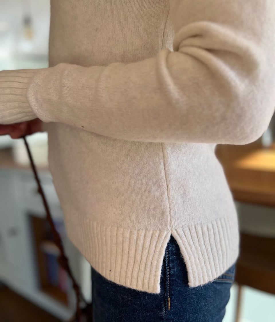 Ecru Collared Jumper