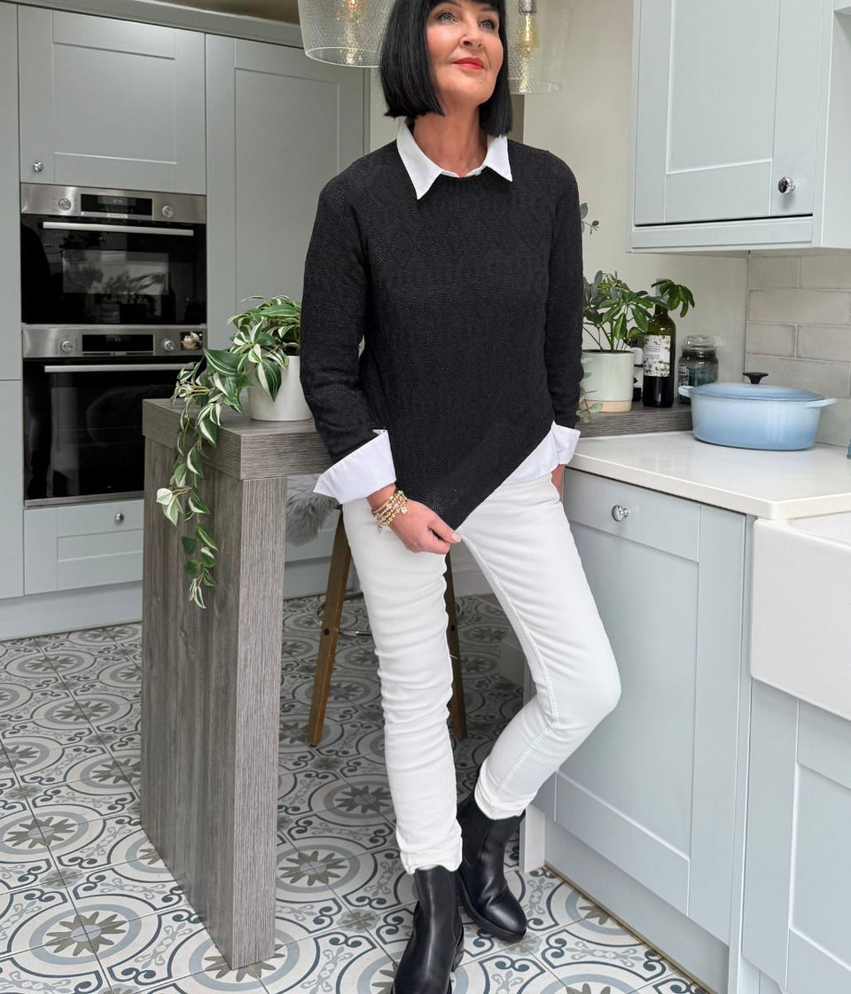 Graphite Ex Seasalt Cotton Kinter Jumper