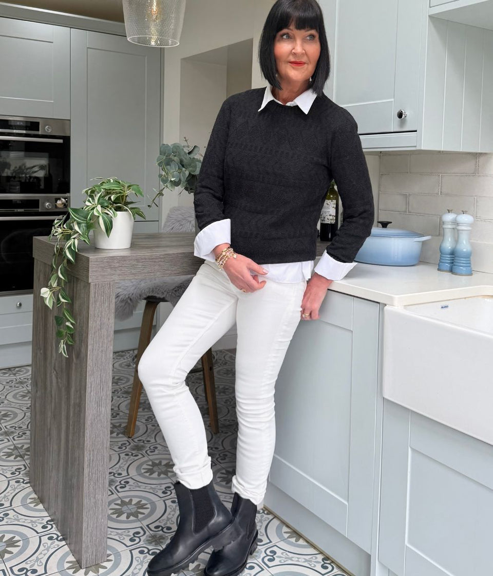 Graphite Ex Seasalt Cotton Kinter Jumper