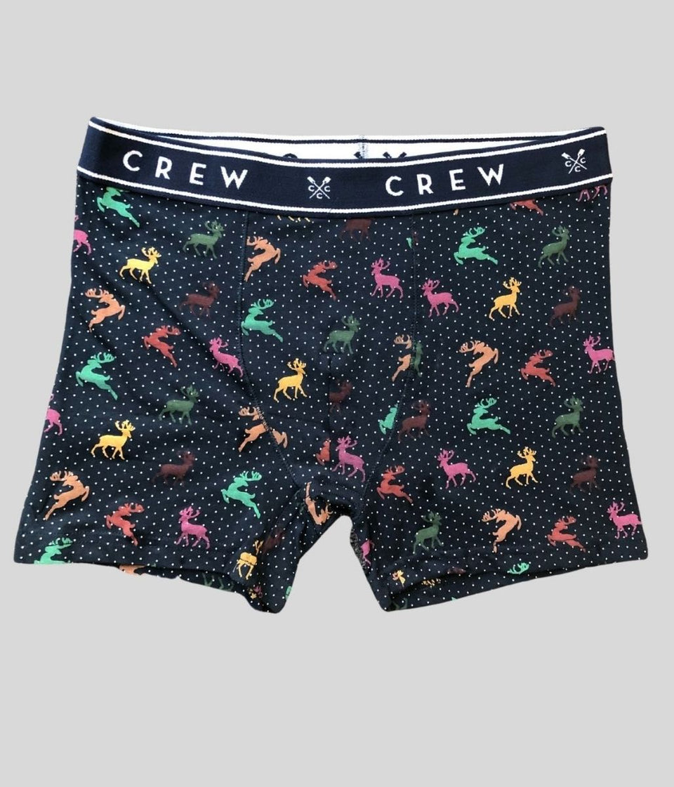 Mens 3 Pack Festive Logo Boxer Shorts