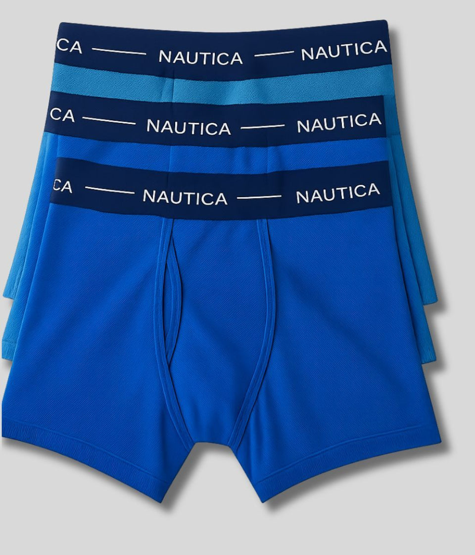 Nautica Cotton Boxer Shorts - 3 Pack