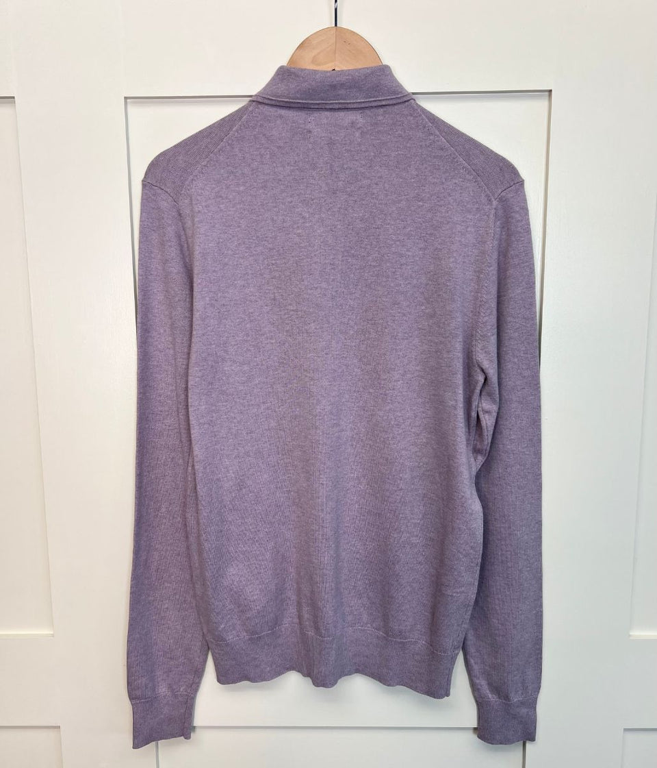 Lavender Mens Polo Jumper