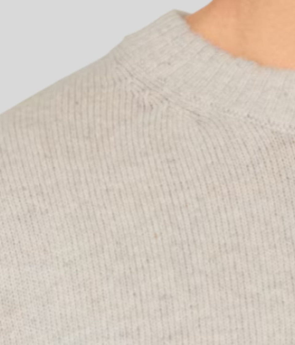 Grey Wool Blend Mens Jumper