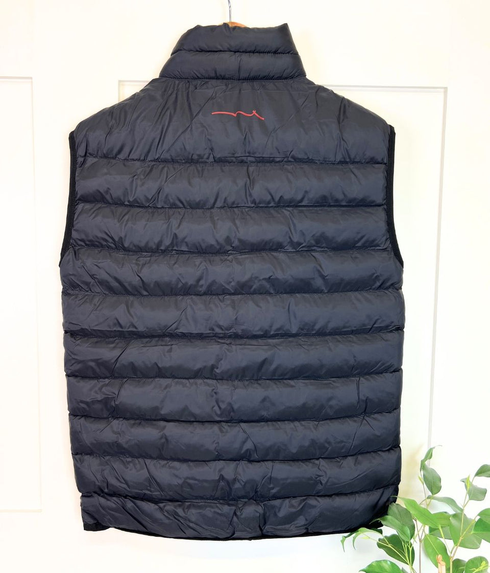 Black Men's Water Repellent Gilet