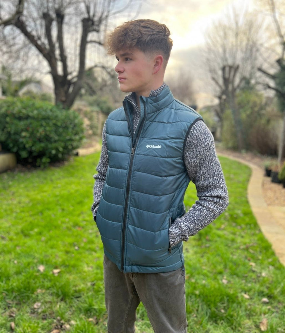 Teal Mens Omni-Heat Gilet