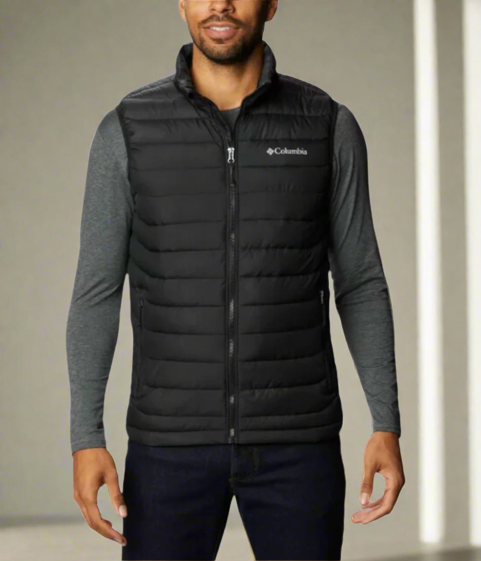 Black Mens Omni-Heat Gilet