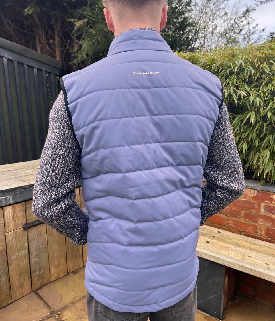 Blue Mens Omni-Heat Gilet