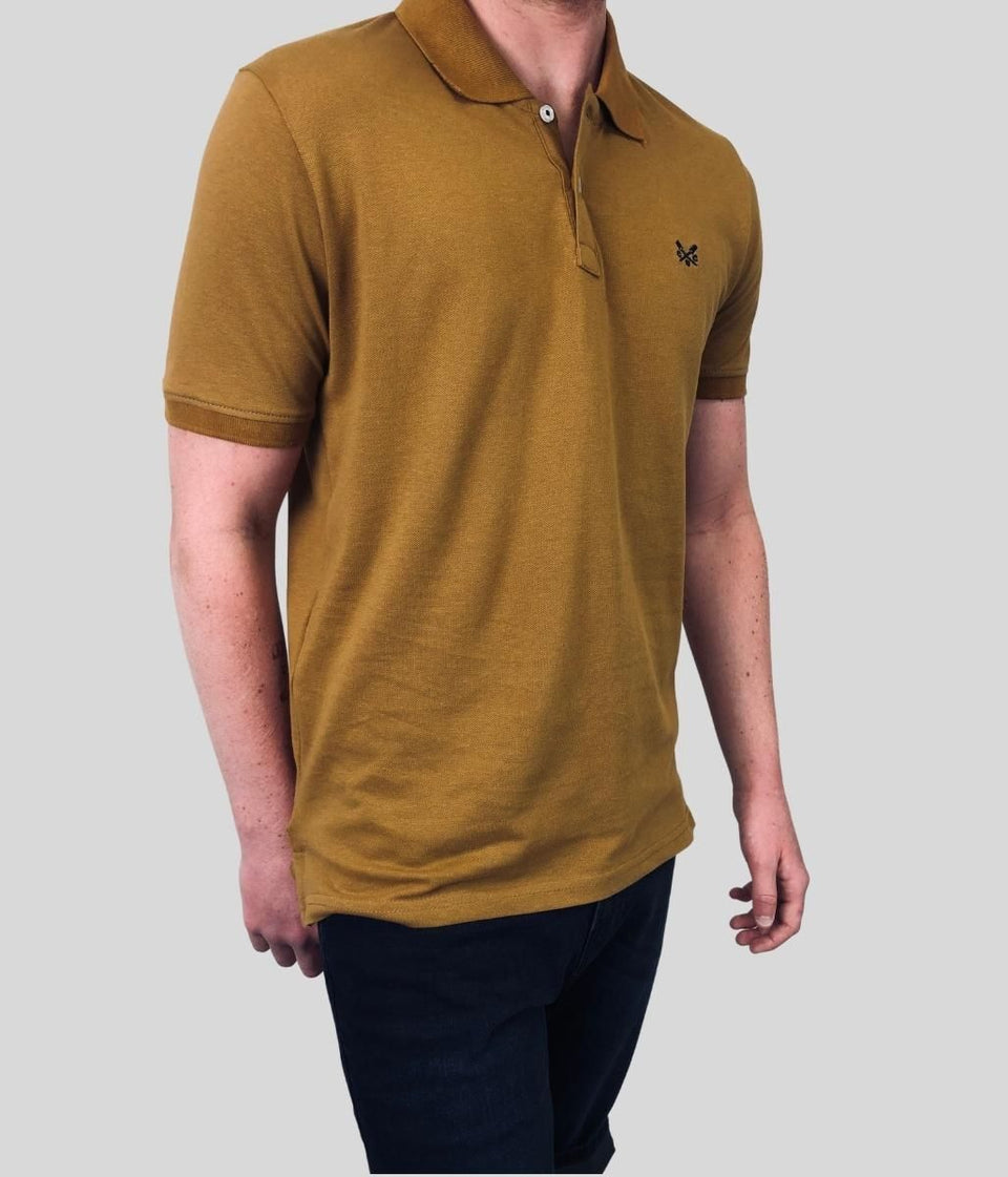 Ochre Men's Cotton Polo Shirt