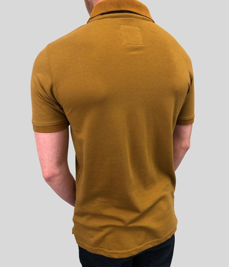 Ochre Men's Cotton Polo Shirt