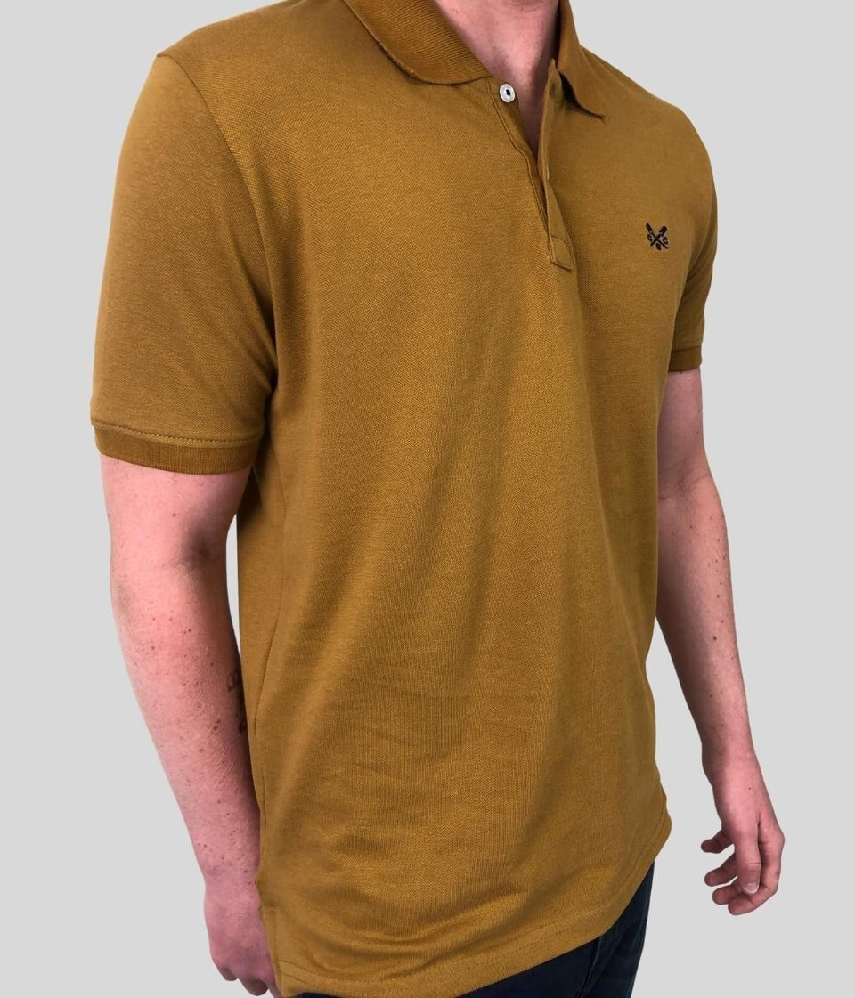 Ochre Men's Cotton Polo Shirt