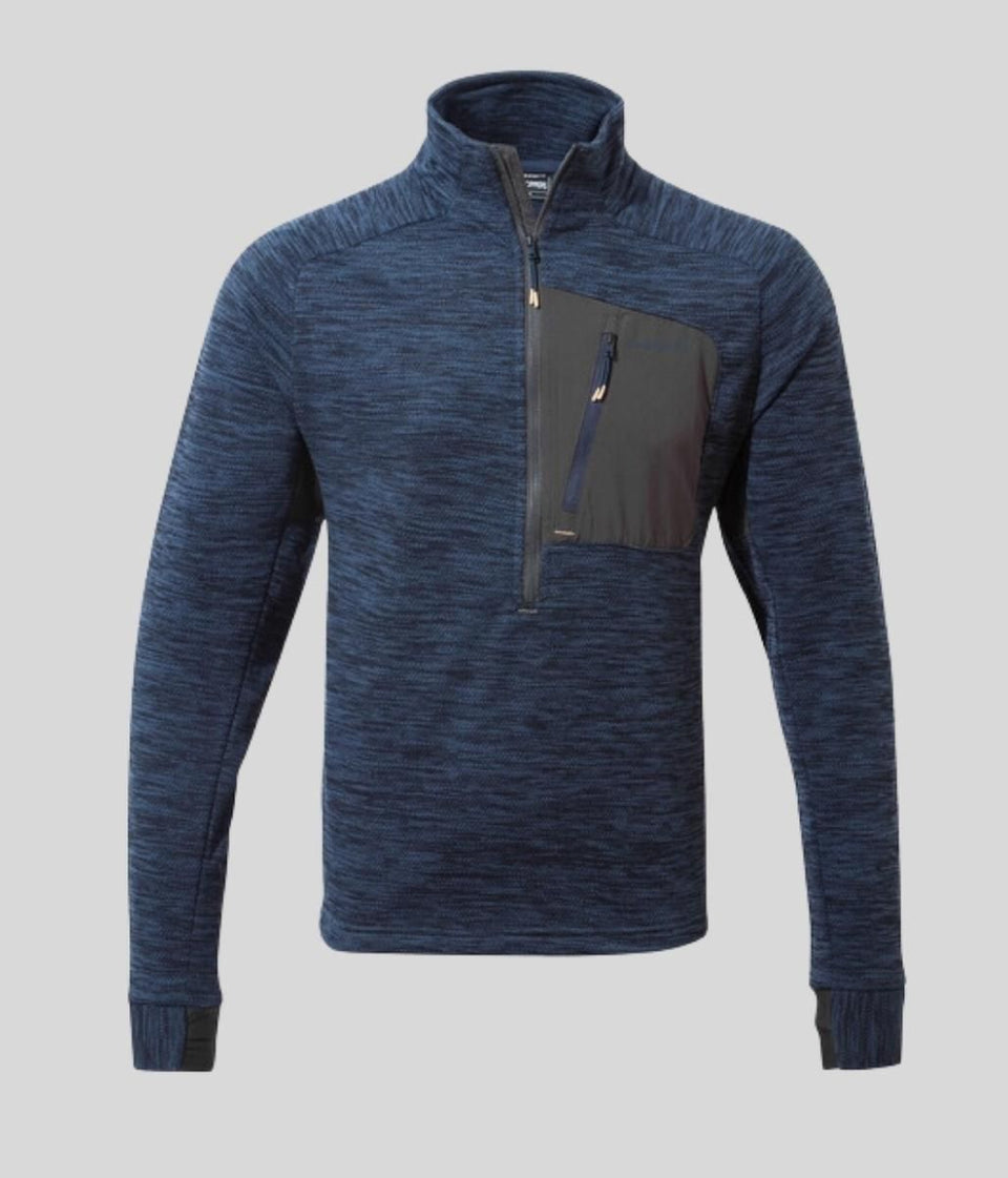 Craghoppers Mens Tarbert Navy Half Zip Fleece