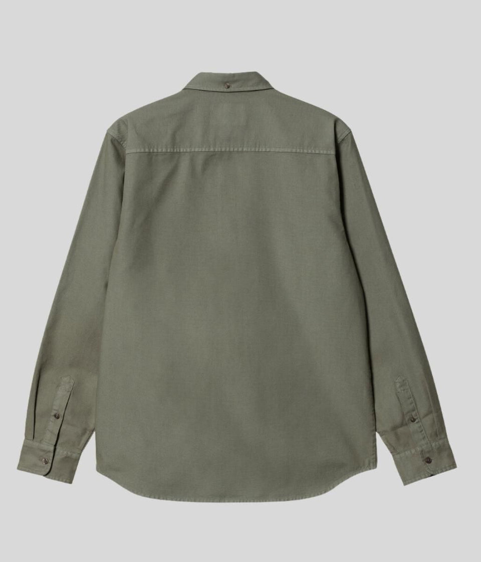 Smoke Green Bolton Cotton Shirt