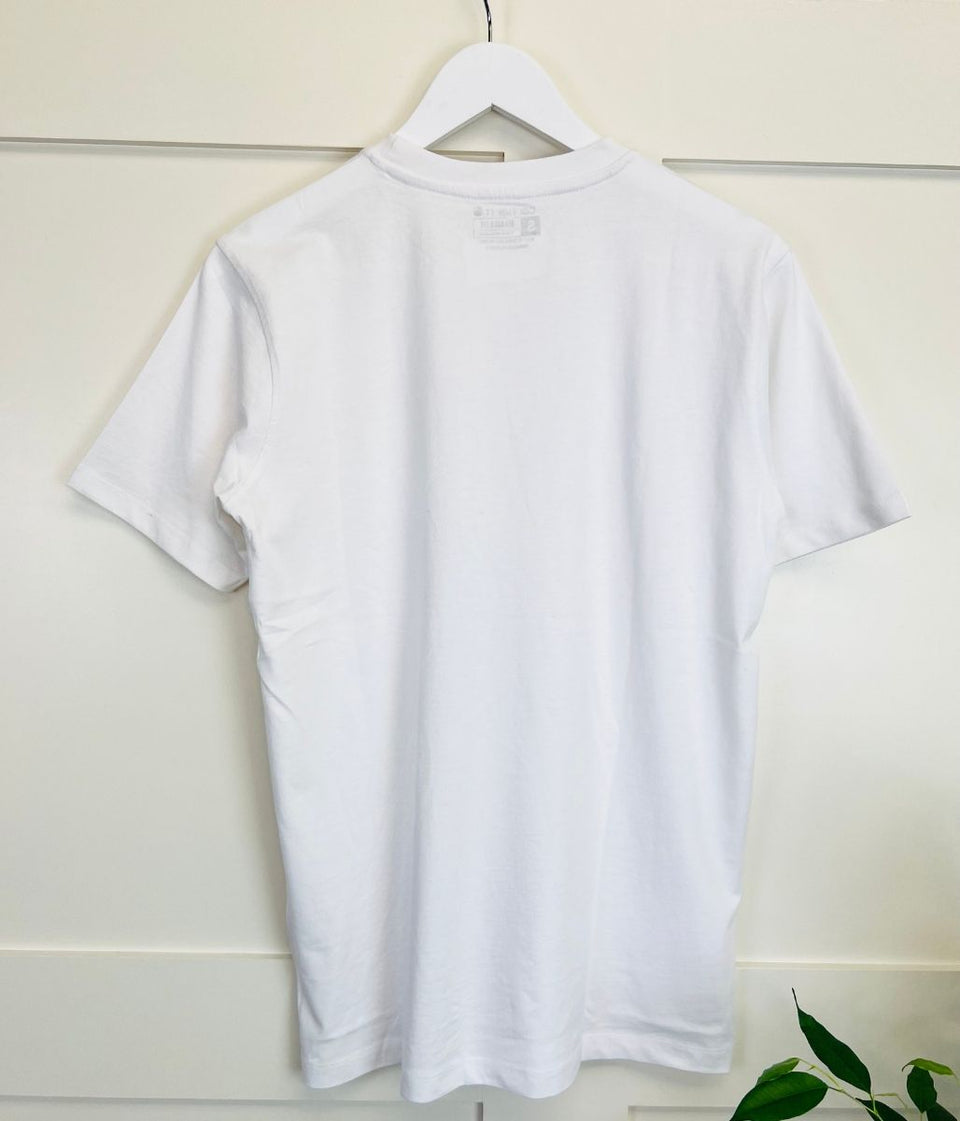 White Camo Pocket Cotton T-Shirt