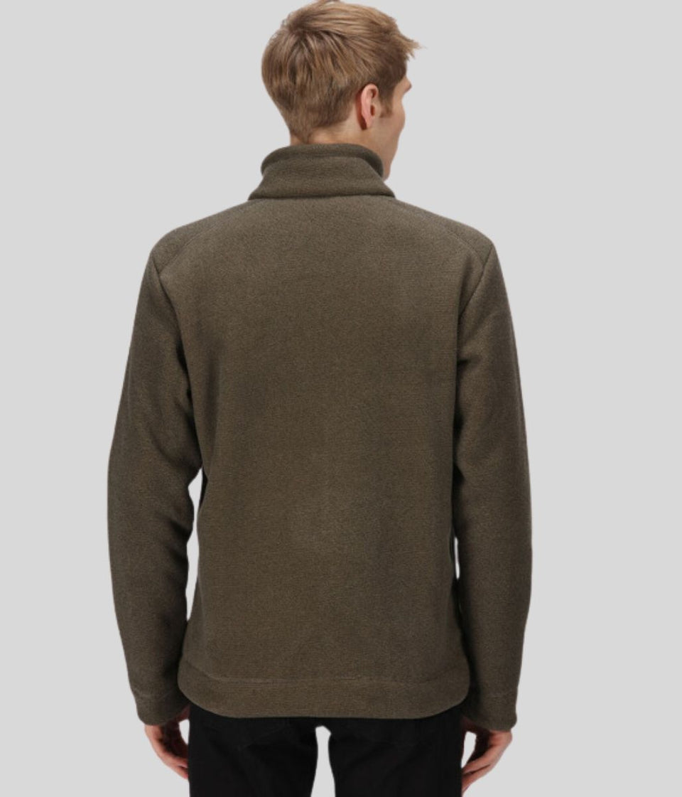 Deep Taupe Mens Garrian Fleece Jacket