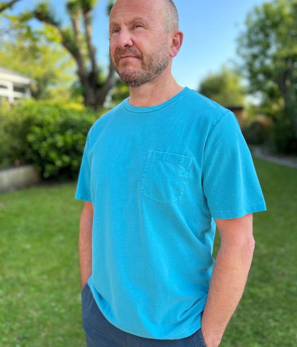 Turquoise Ex Seasalt Hepworth Carreck T Shirt