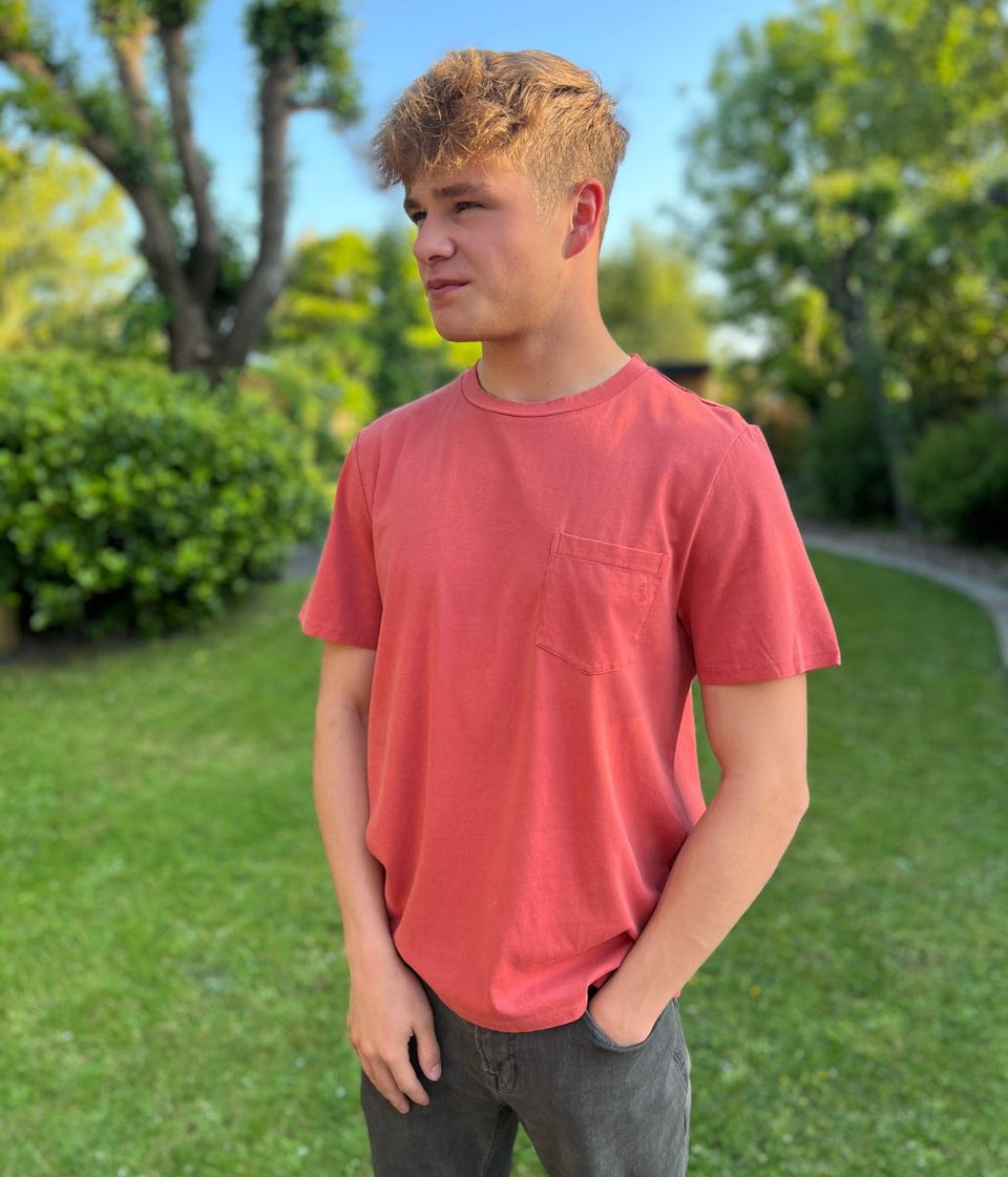 Red Ex Seasalt Hepworth Carreck T Shirt