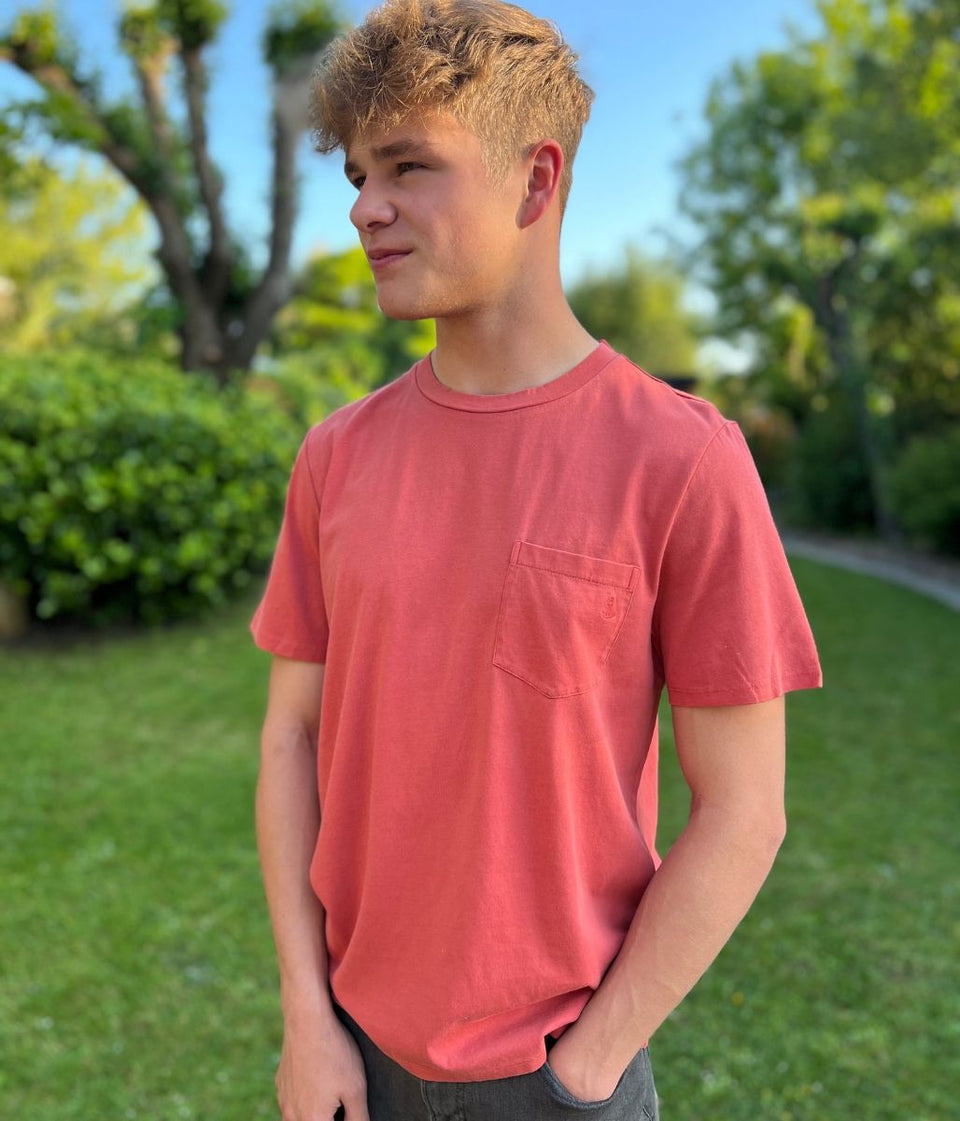 Red Ex Seasalt Hepworth Carreck T Shirt