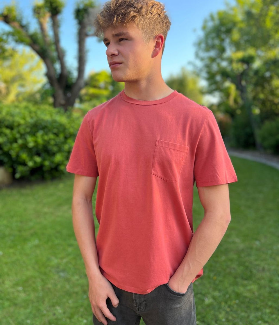 Red Ex Seasalt Hepworth Carreck T Shirt