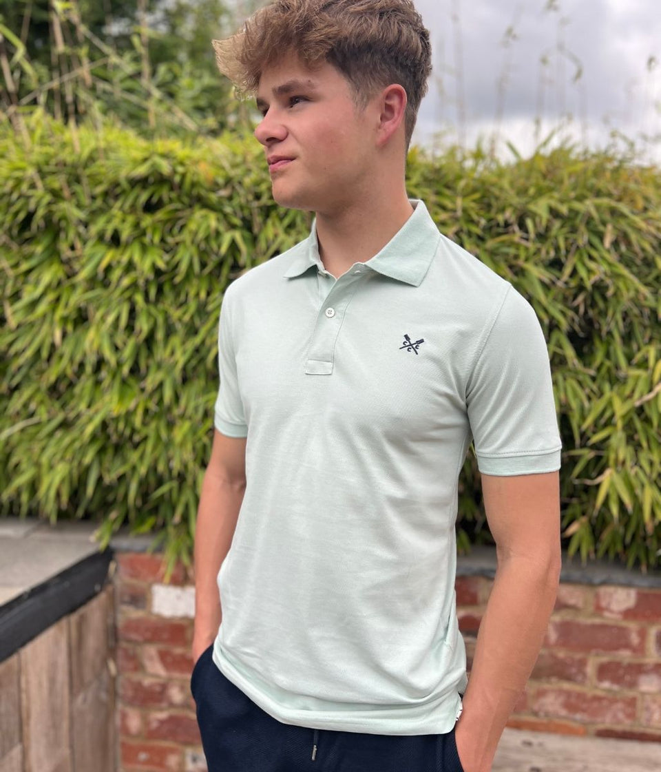 Mint Mens Classic Cotton Polo Shirt