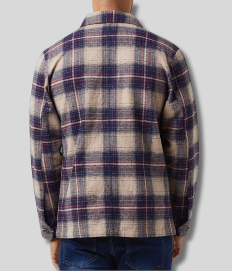 Brave Soul Mens Brushed Cotton Overshirt