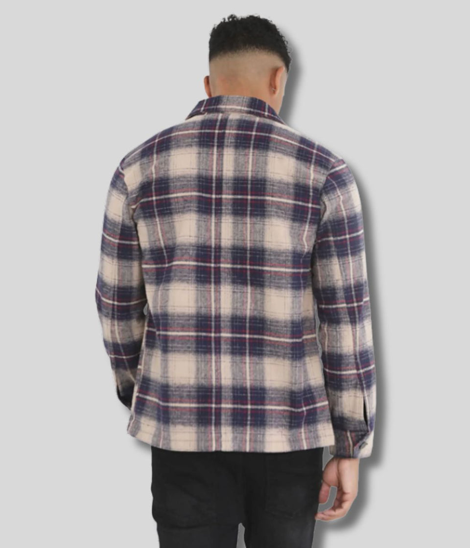 Brave Soul Mens Brushed Cotton Overshirt