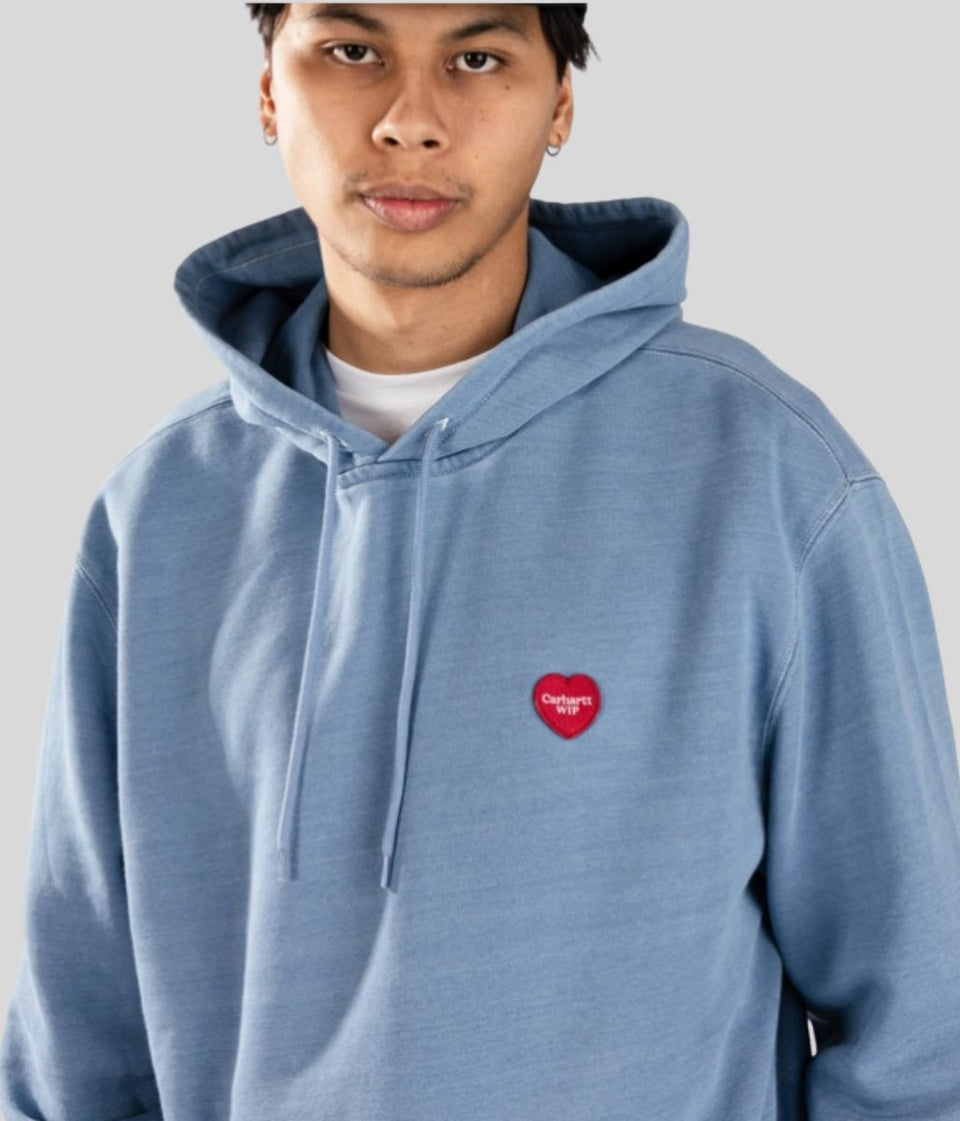 Blue Carhartt Ingo Hooded Sweatshirt