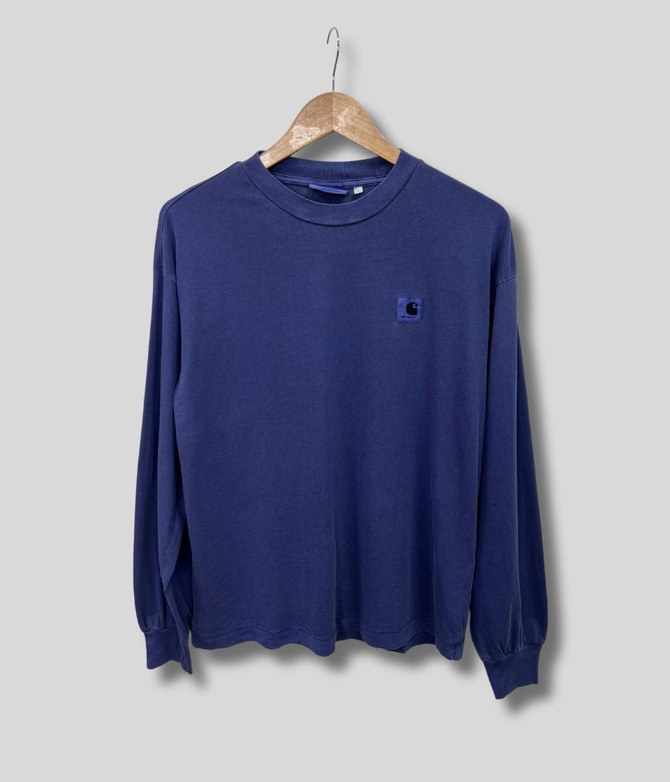 Indigo Carhartt Nelson Long Sleeve Tee