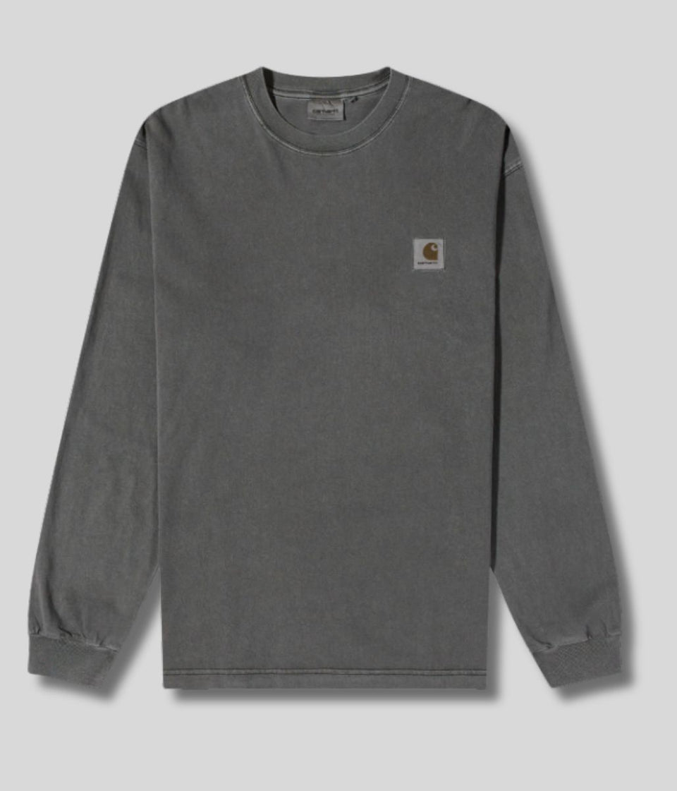 Grey Carhartt Nelson Long Sleeve Tee