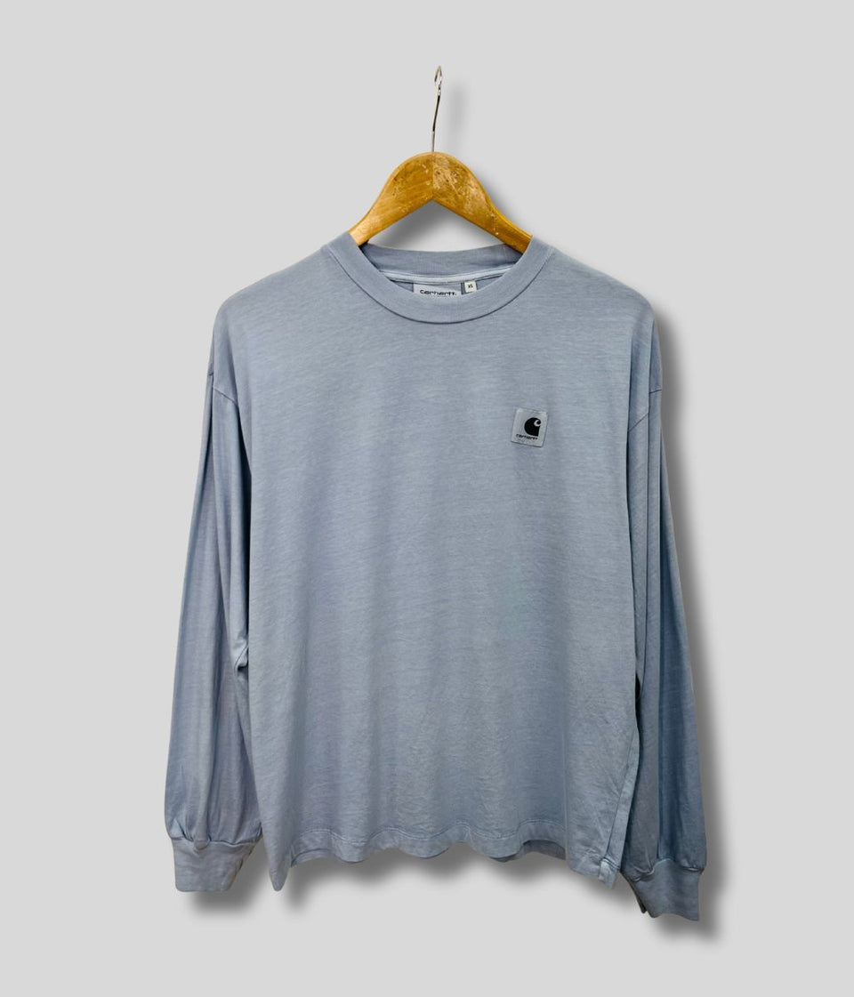 Light Blue Carhartt Nelson Long Sleeve Tee