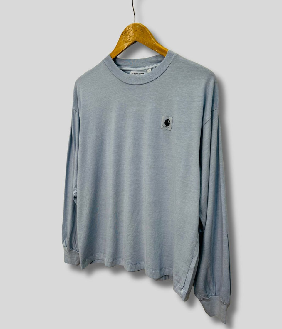 Light Blue Carhartt Nelson Long Sleeve Tee