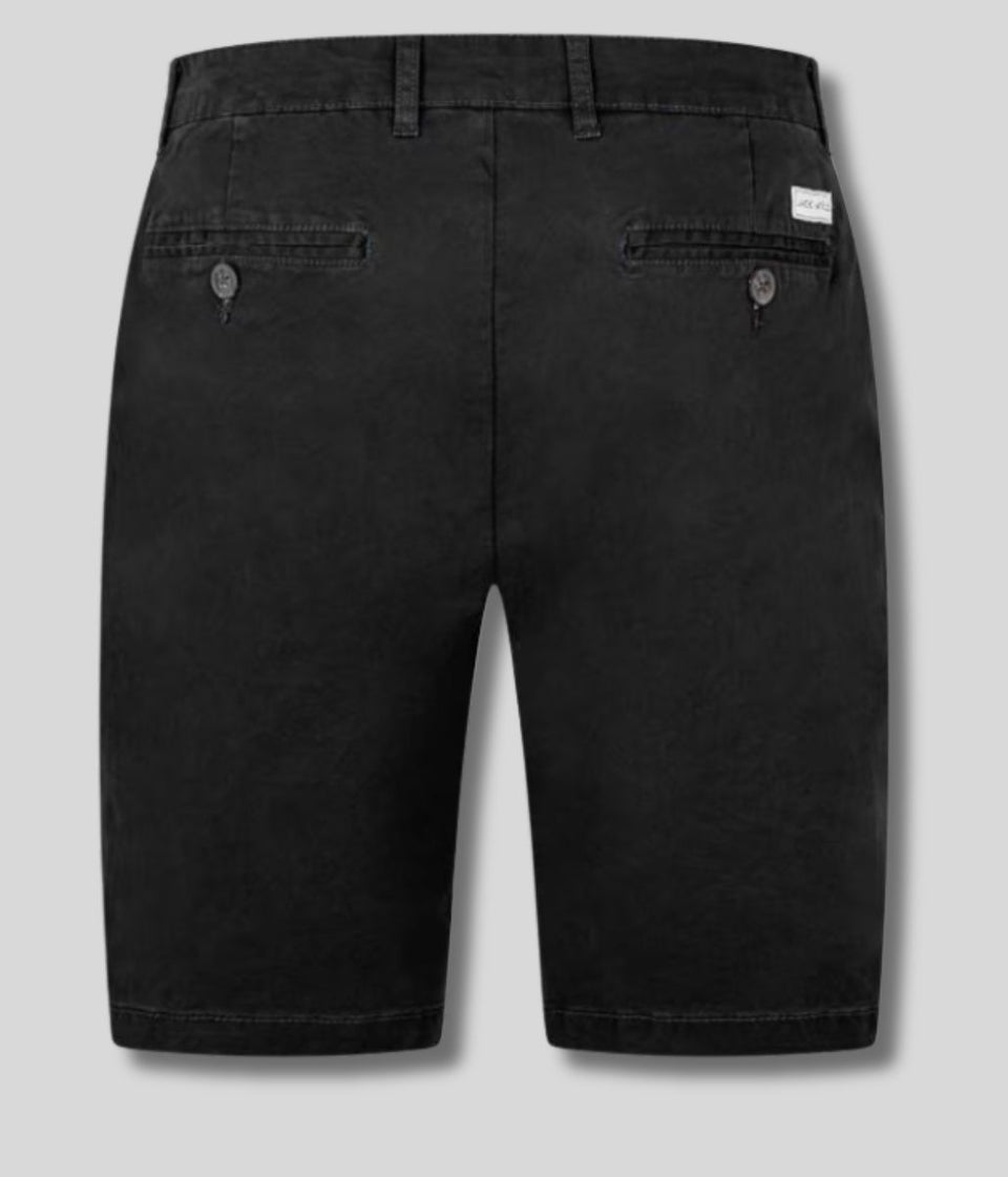 Mens Black Slim Fit Chino Shorts