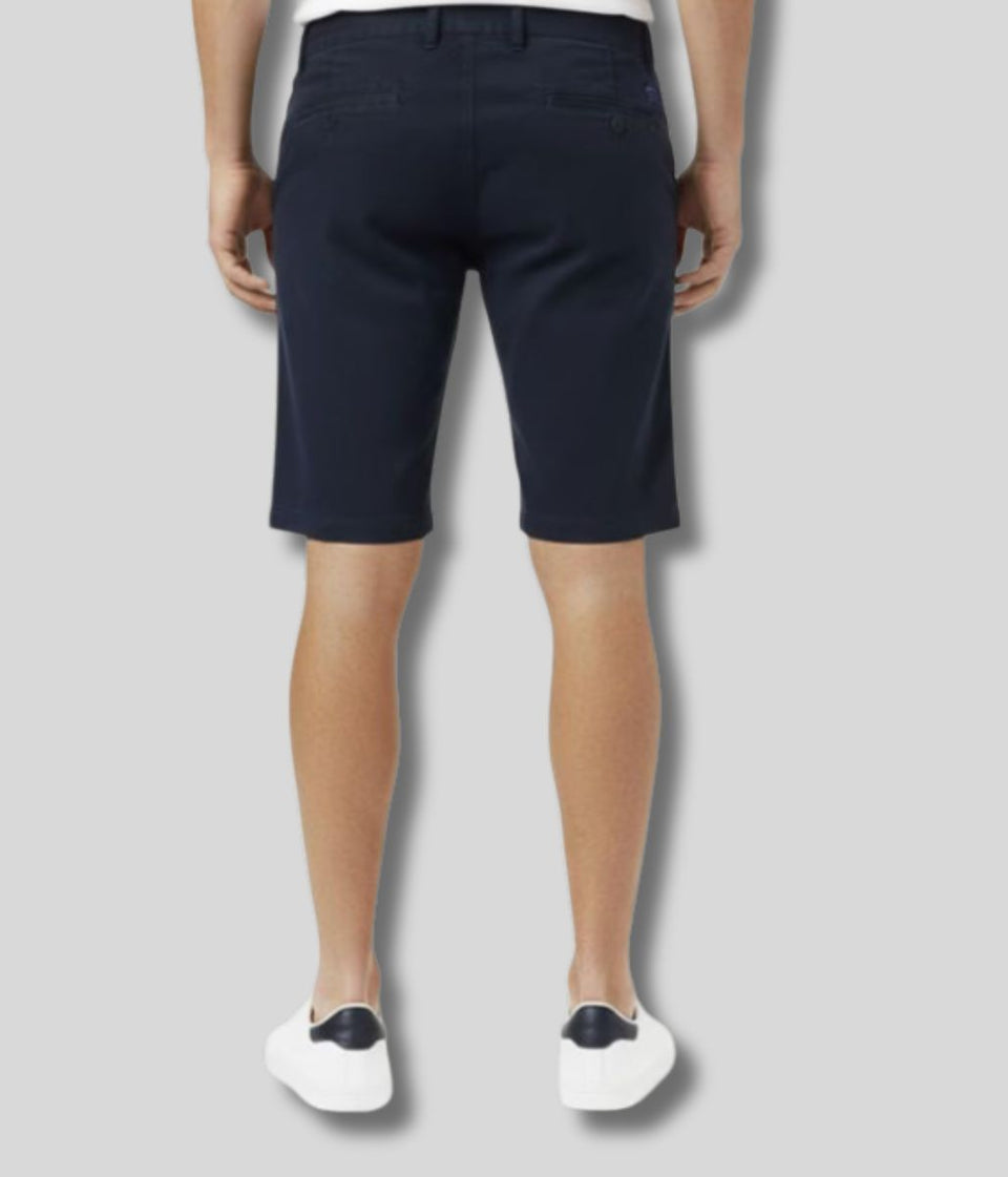 Mens Navy Slim Fit Chino Shorts