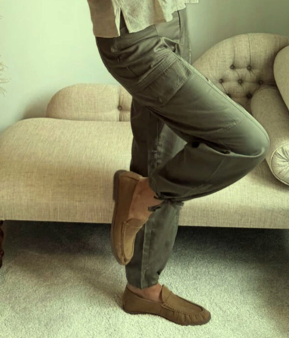 Khaki Sia Cargo Trousers