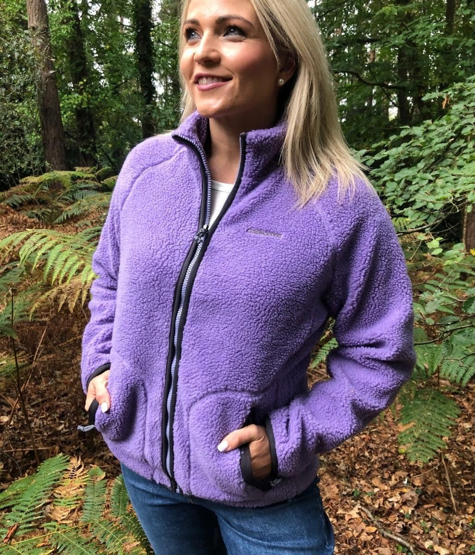 Craghoppers Purple Salara Fleece Jacket