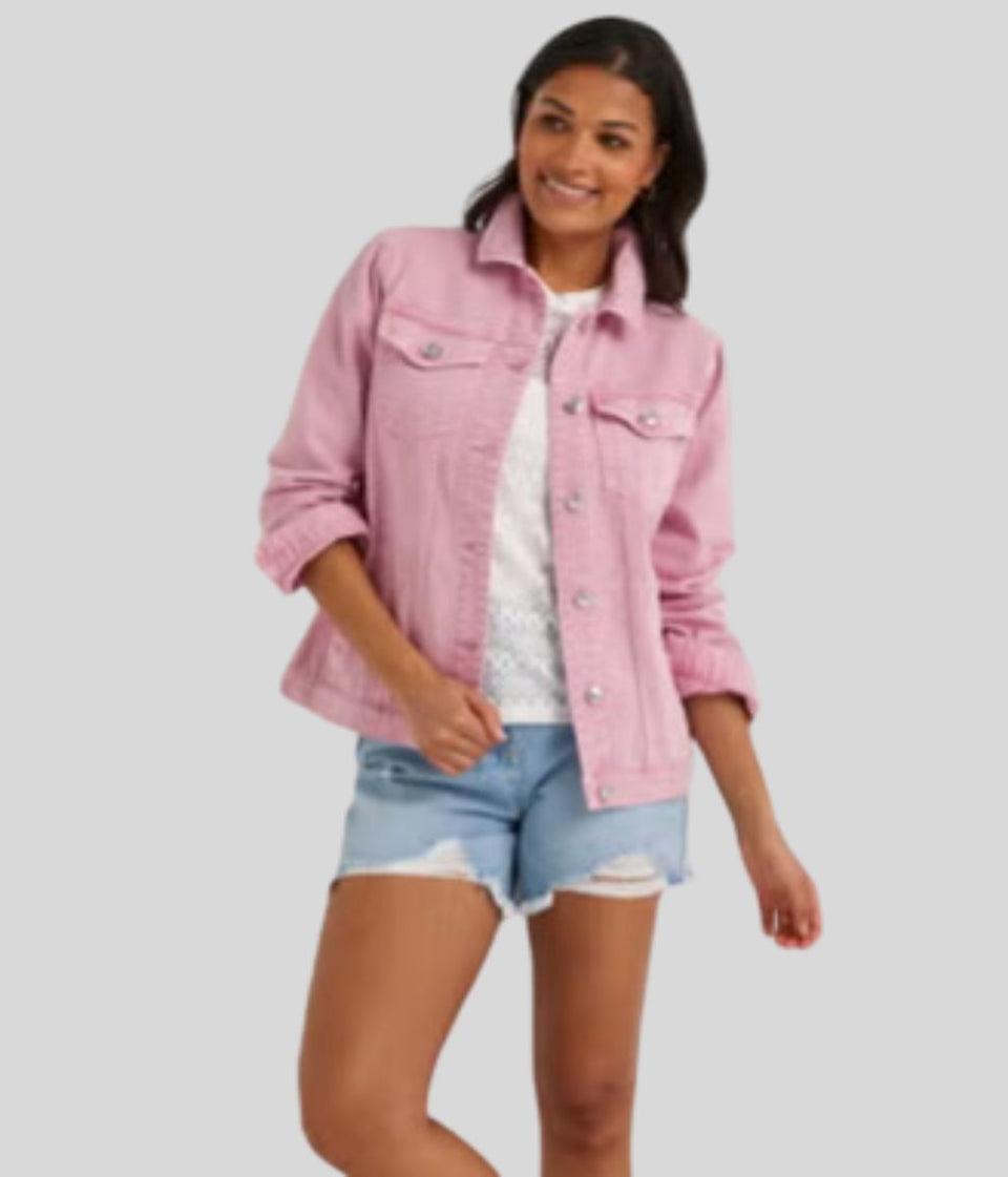 Pink Denim Jacket