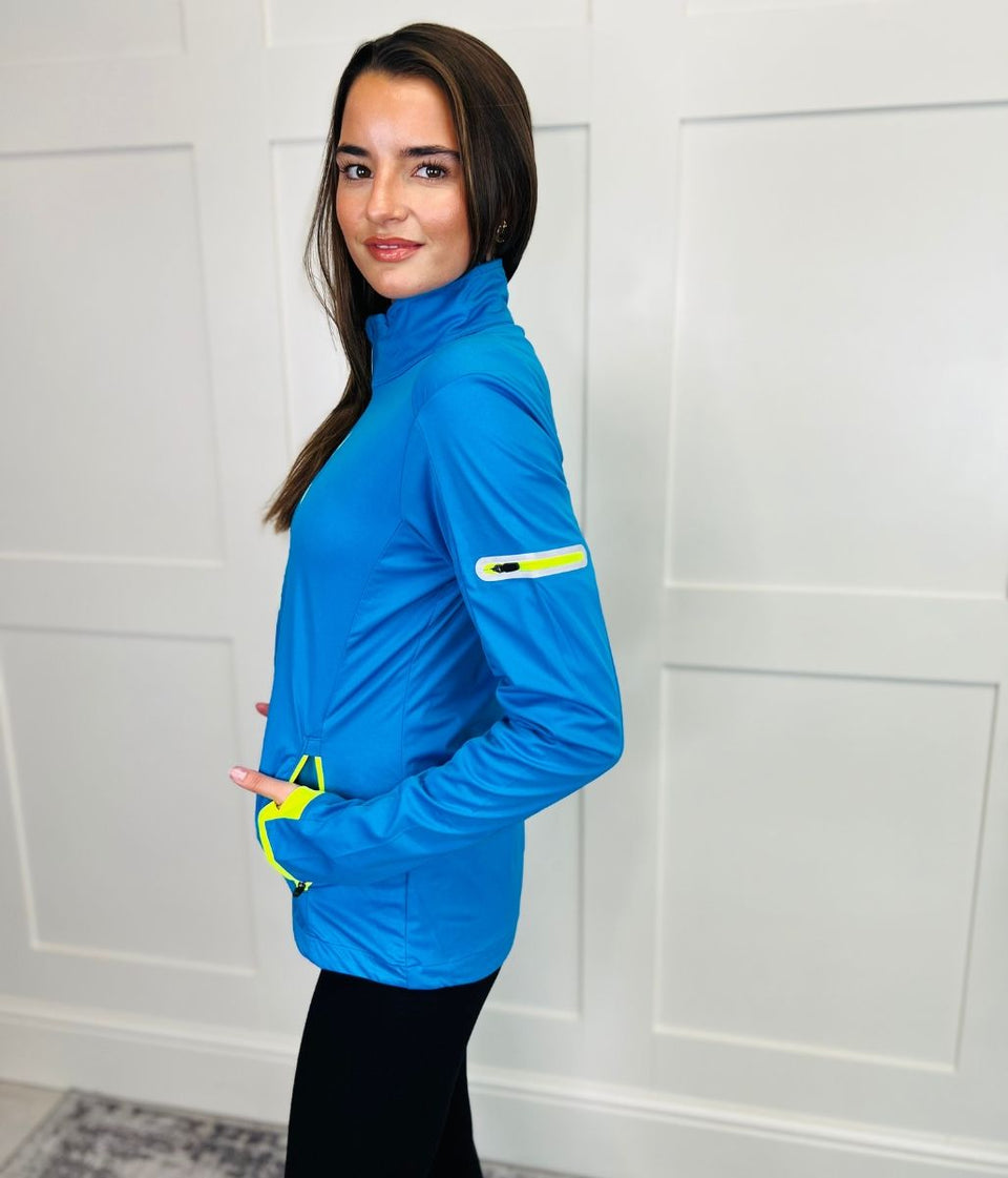 Blue & Yellow Lightweight Softshell Jacket