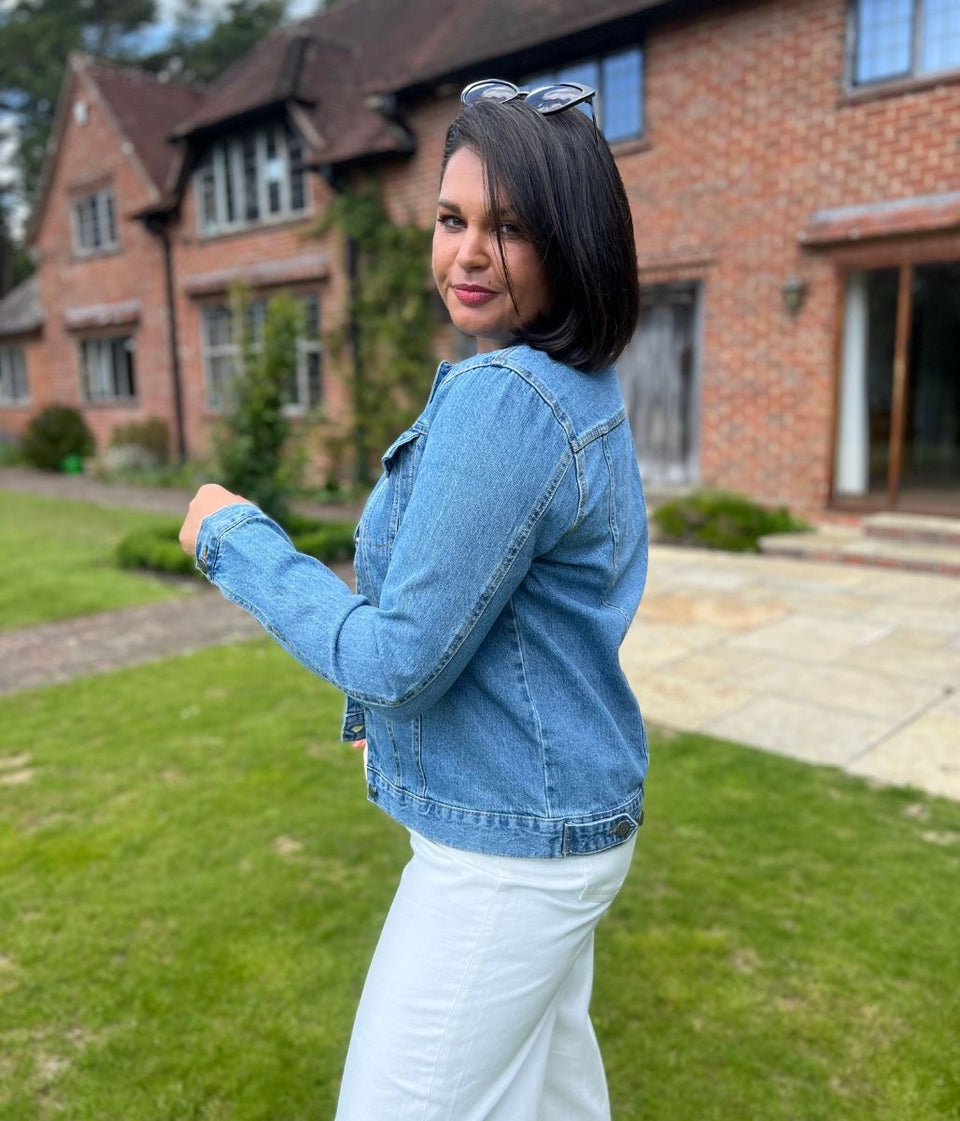 Mid Blue Denim Jacket