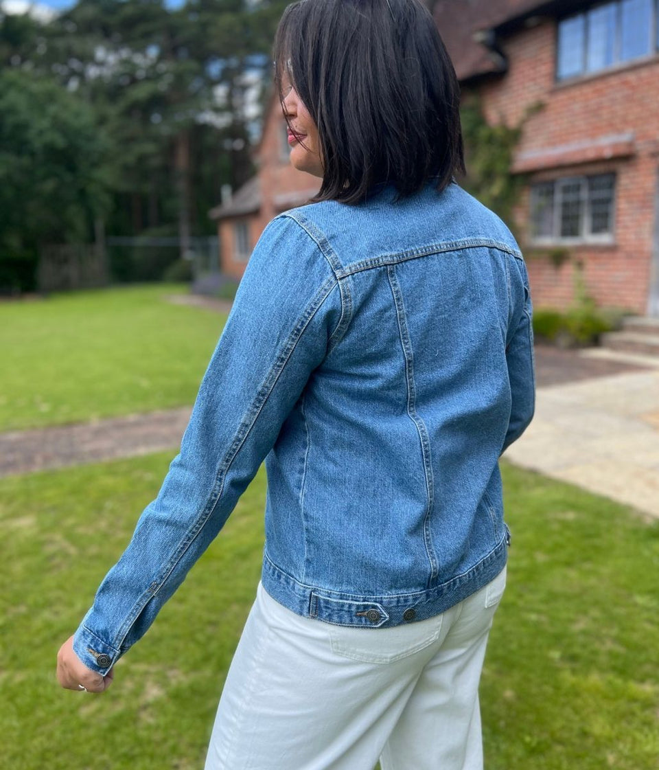 Mid Blue Denim Jacket