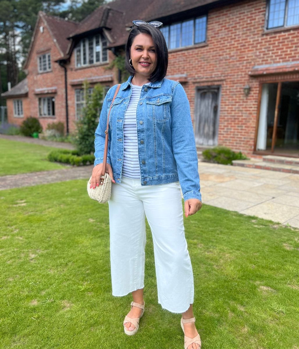 Mid Blue Denim Jacket