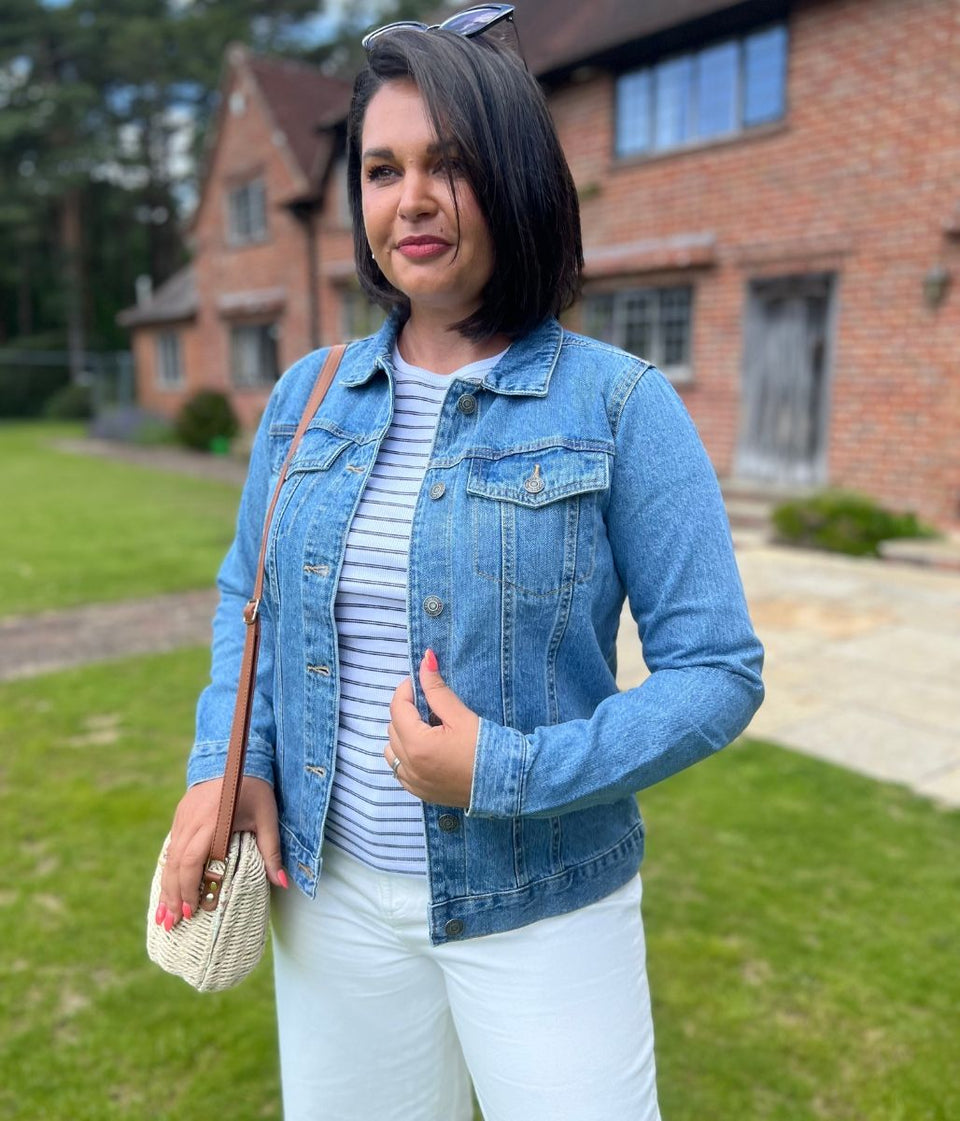 Mid Blue Denim Jacket