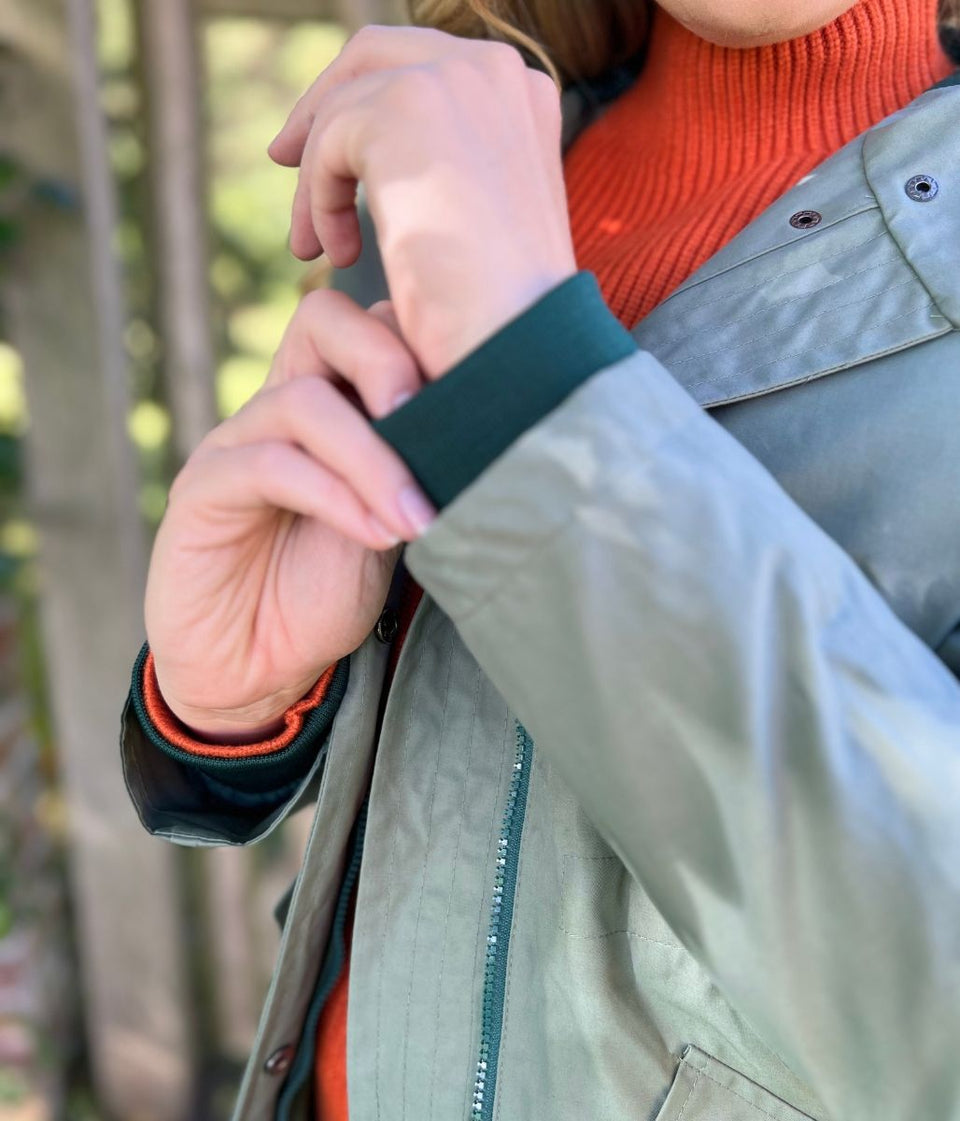Sage Green Winnie Waterproof Coat