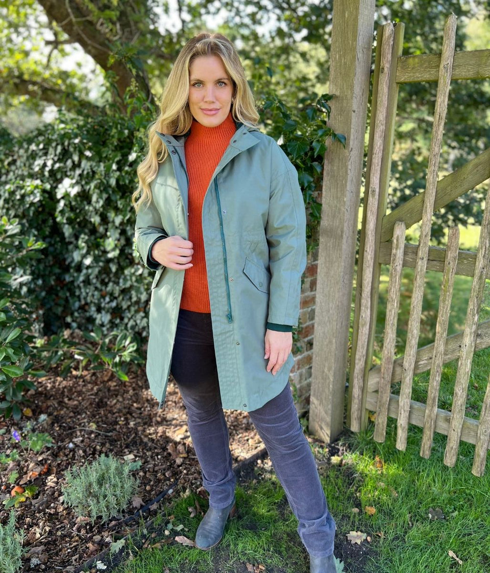 Sage Green Winnie Waterproof Coat