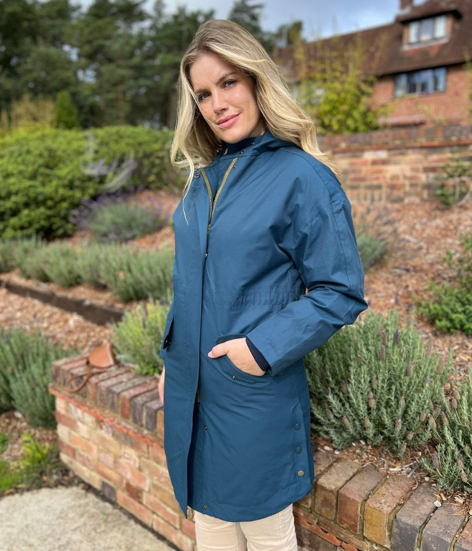 Teal Winnie Waterproof Coat