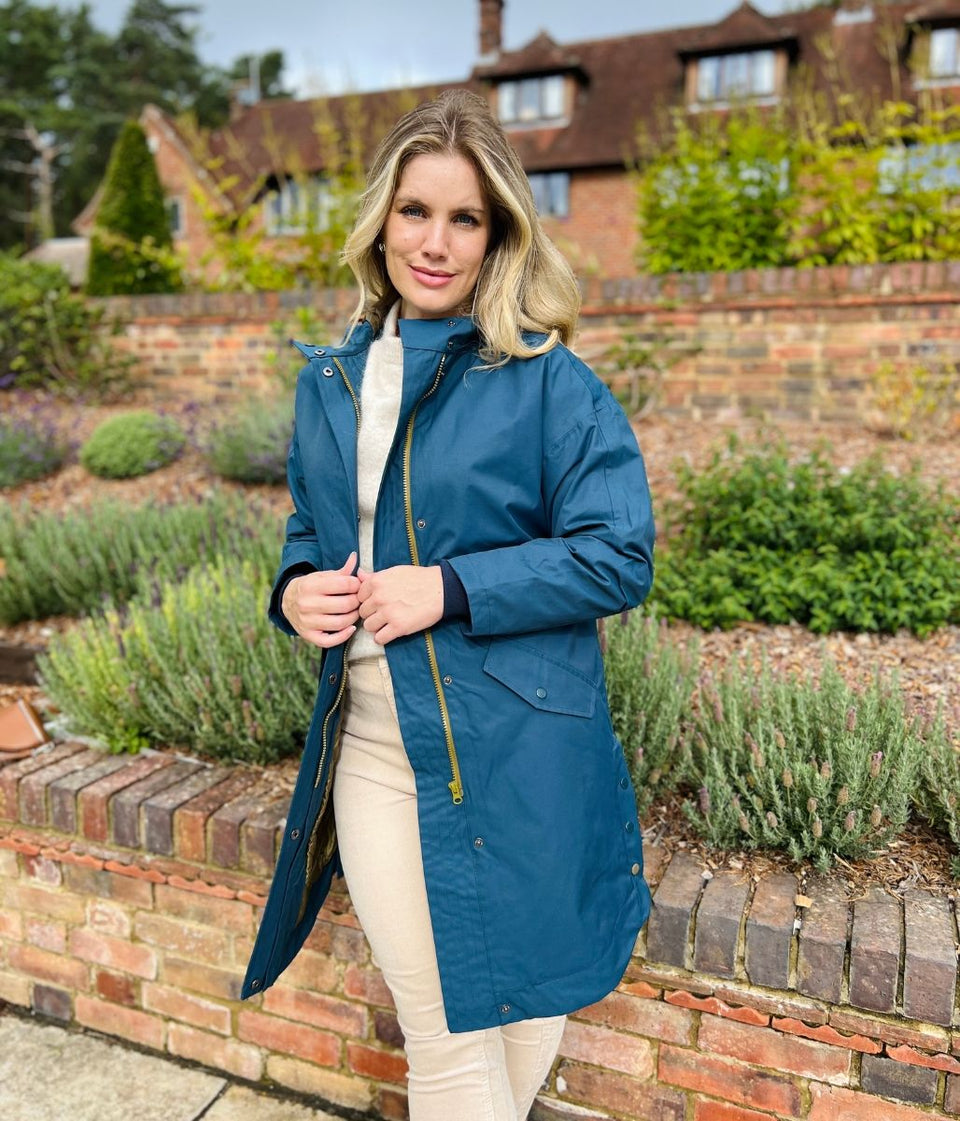 Teal Winnie Waterproof Coat