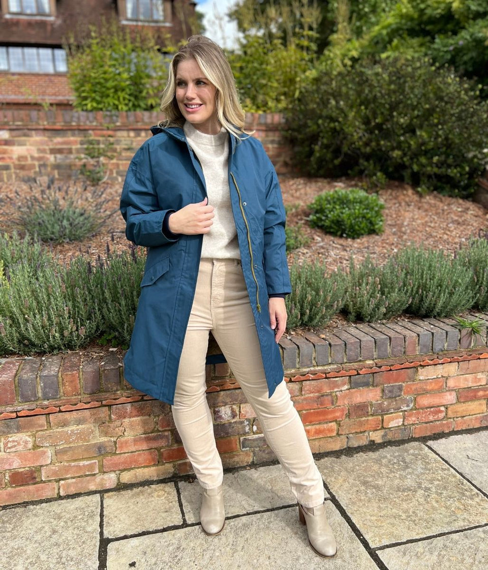 Teal Winnie Waterproof Coat